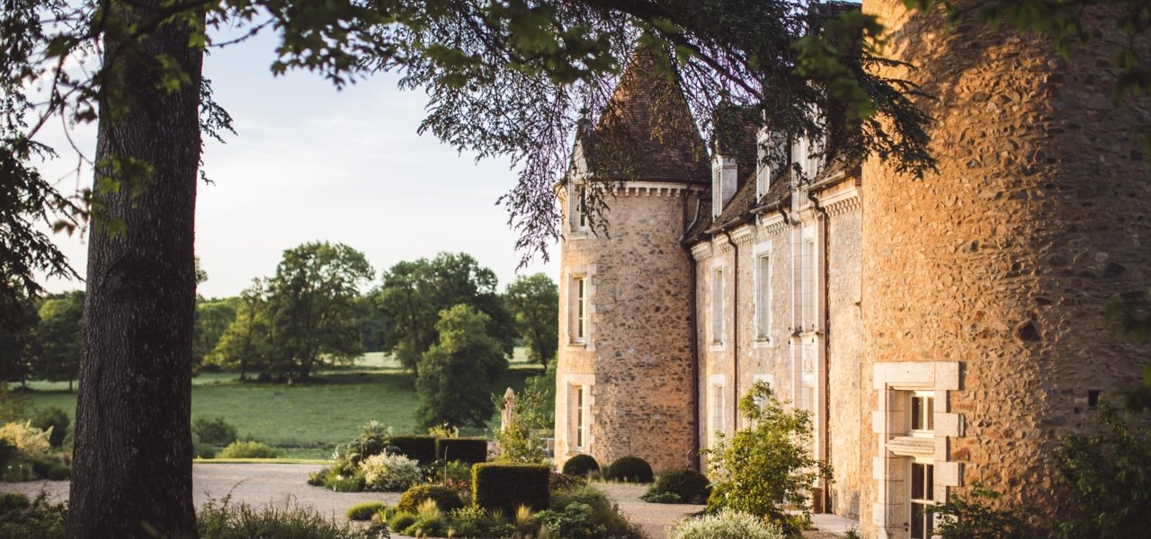 The castle of Domaine des Etangs